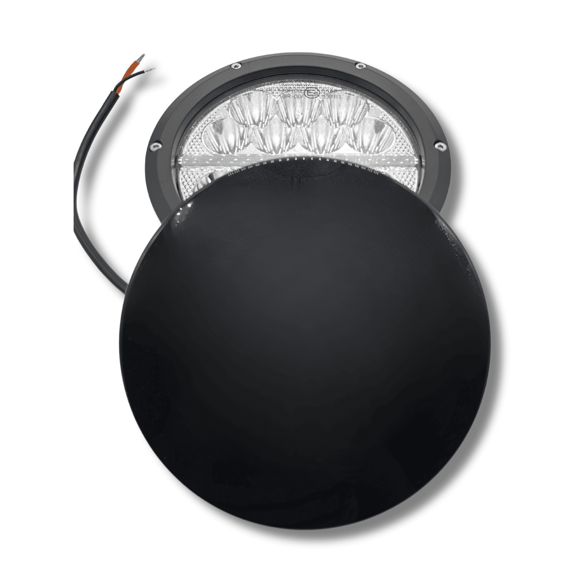 Faro LED 6" 75W OSRAM Homologado HR 30 Larga Distancia + Posición con Tapa - 2