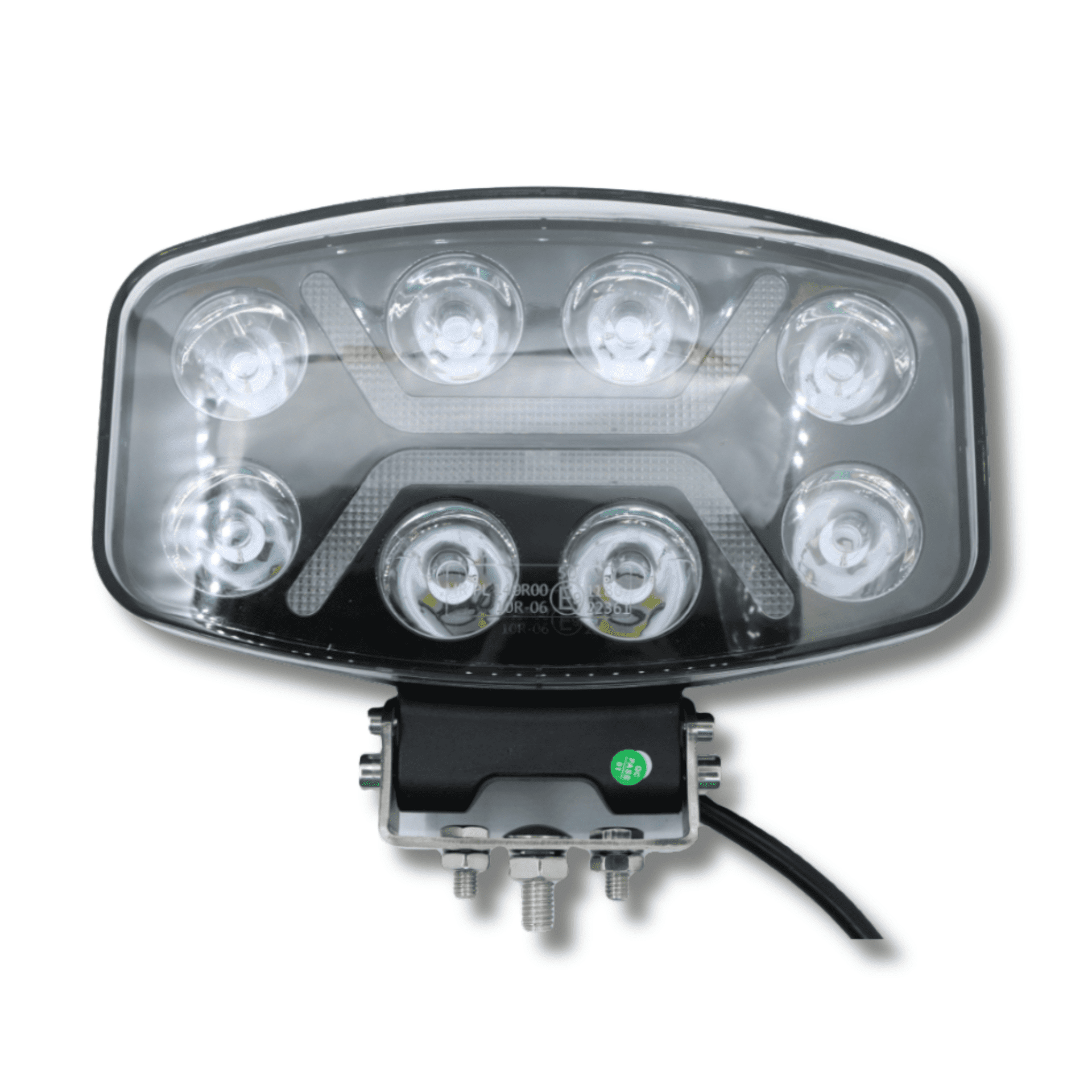 Faro LED Largo Alcance 10 Pulgadas homologados + Luz de Posición Blanca, Naranja - 1