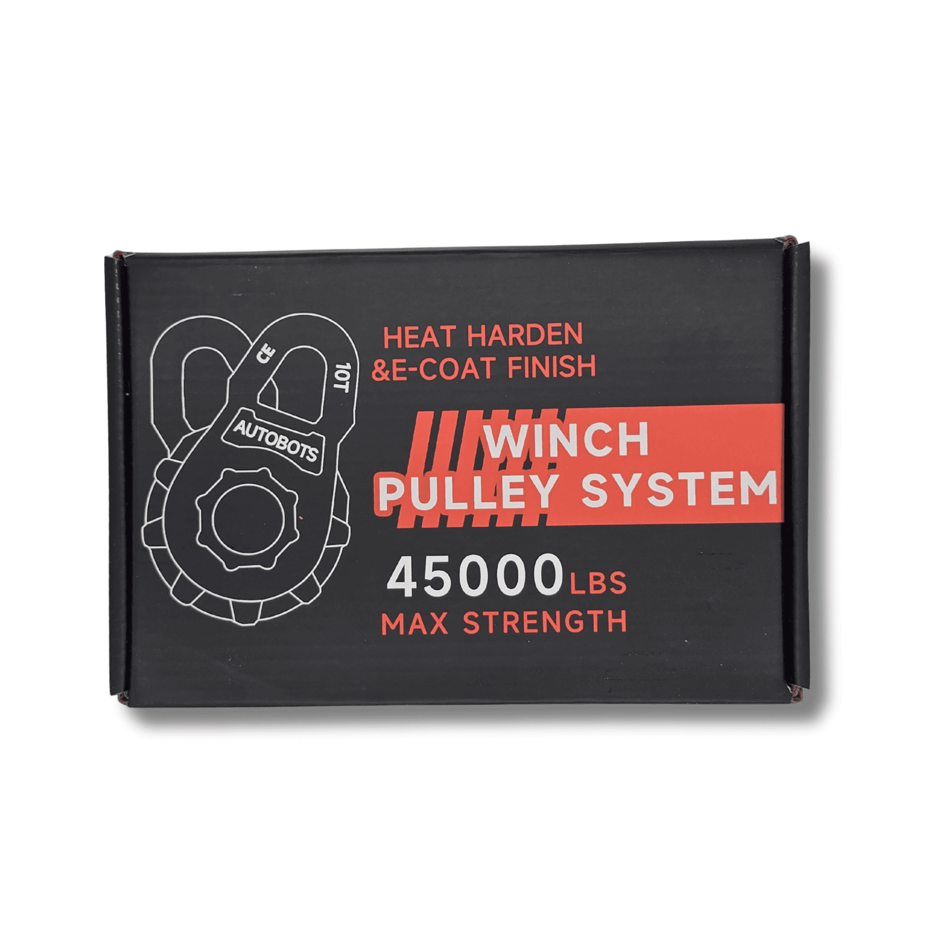 Polea de reenvío forjada para winch 10T (22.000 lbs) para cable acero o plasma - 4