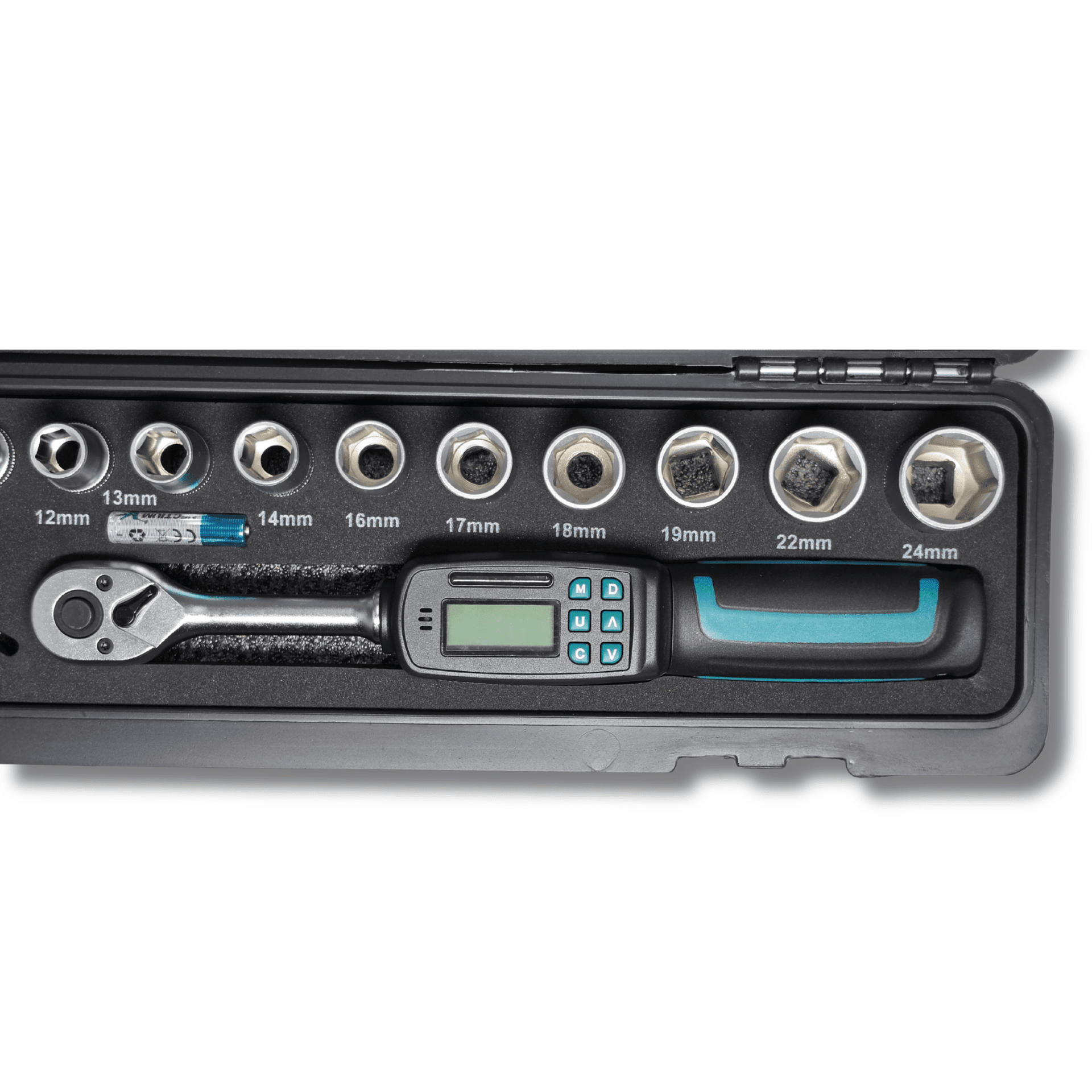 Llave Dinamométrica Digital Profesional 1/2” 4-135Nm Reversible con Pantalla LCD - 3