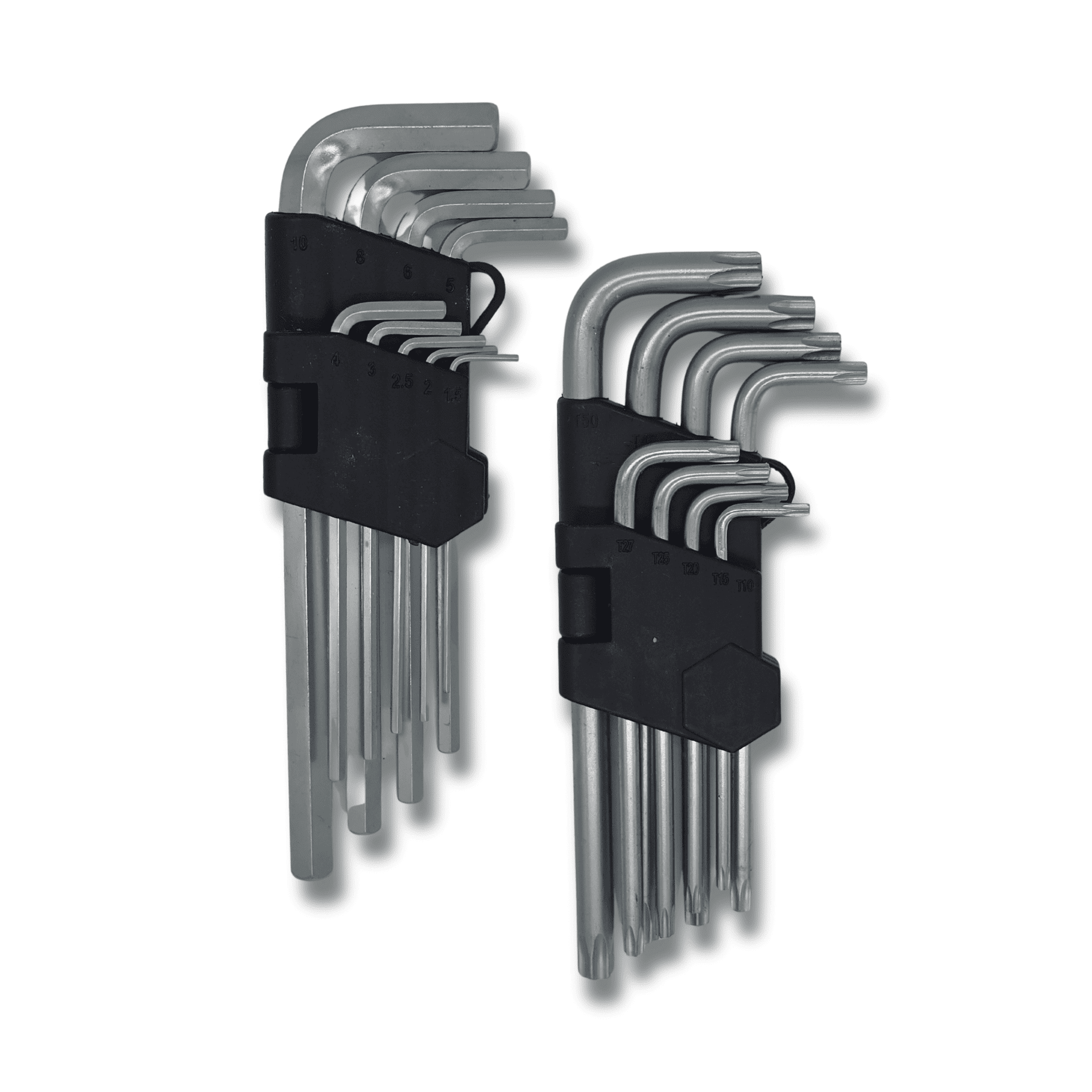 Llaves Allen 1.5 2 2.5 3 4 5 6 8 10 + Torx: T10 T15 T20 T25 T27 T30 T40 T45 T50 - 1