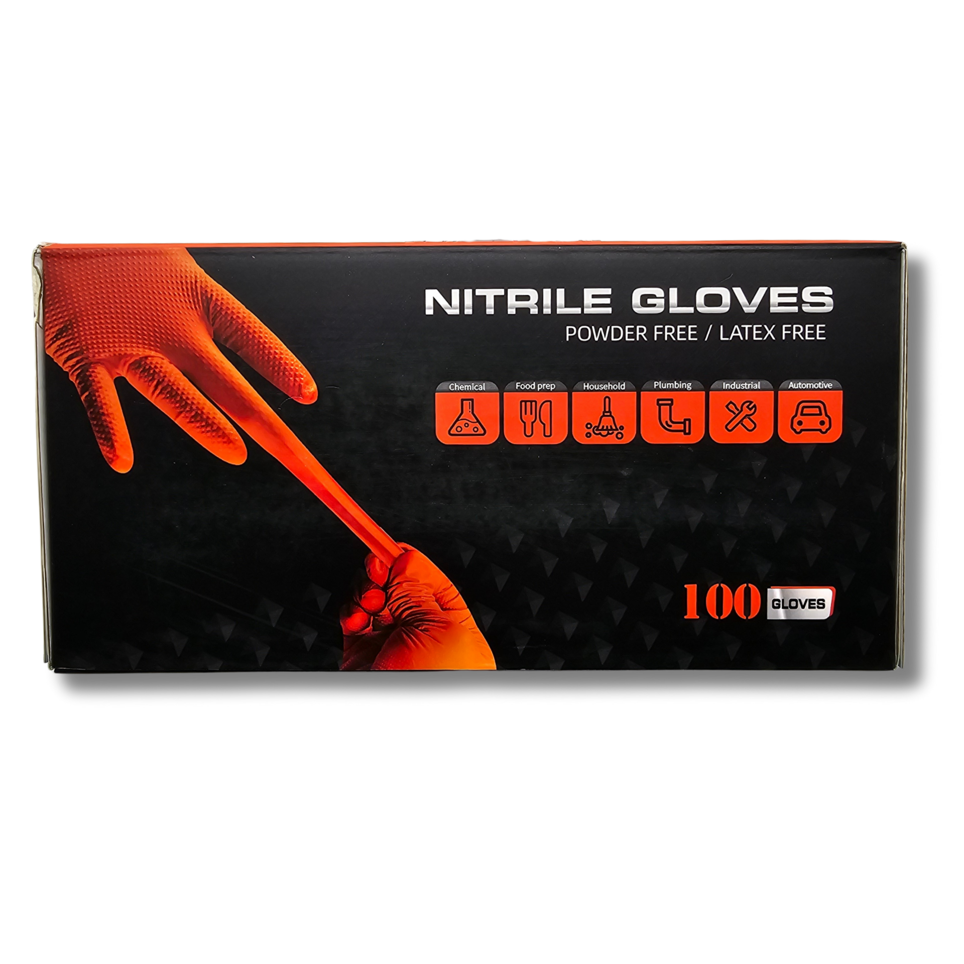 Caja de Guantes de Nitrilo Diamantados de alto agarre y resistencia 100 Unidades - 2