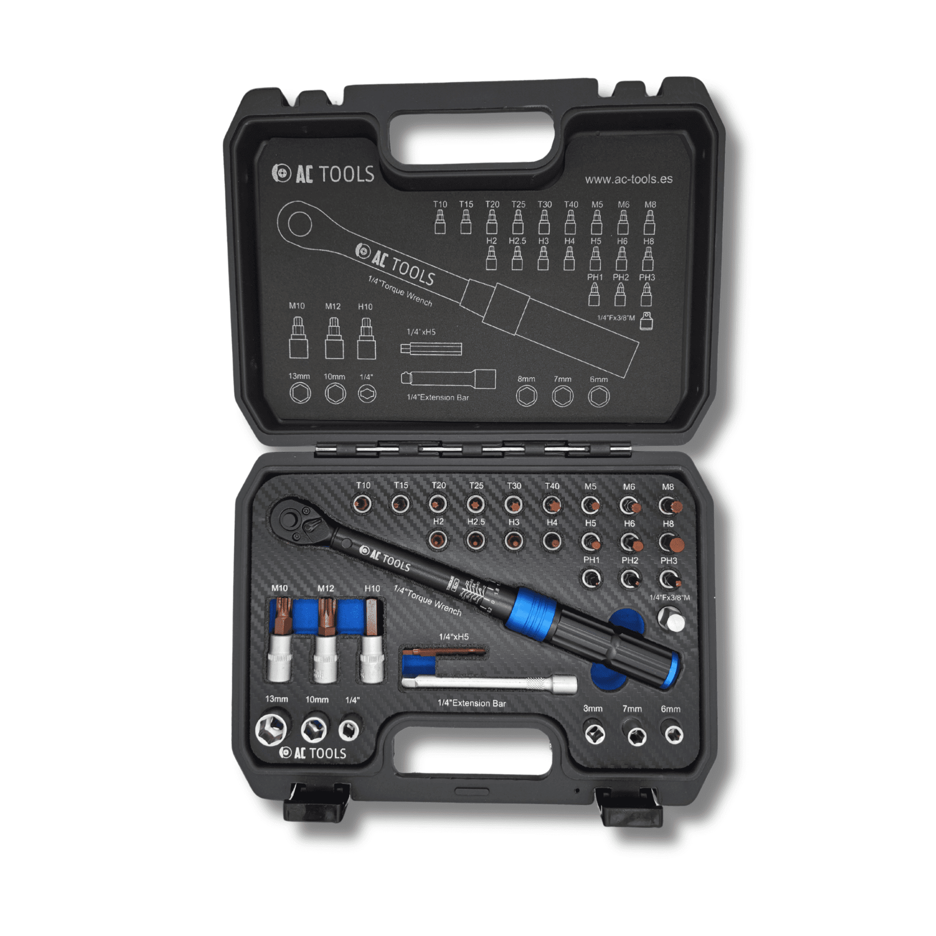 Llave Dinamométrica 1/4" 2-24 Nm para Bicicletas, Motocicletas y Vehículos. - 7