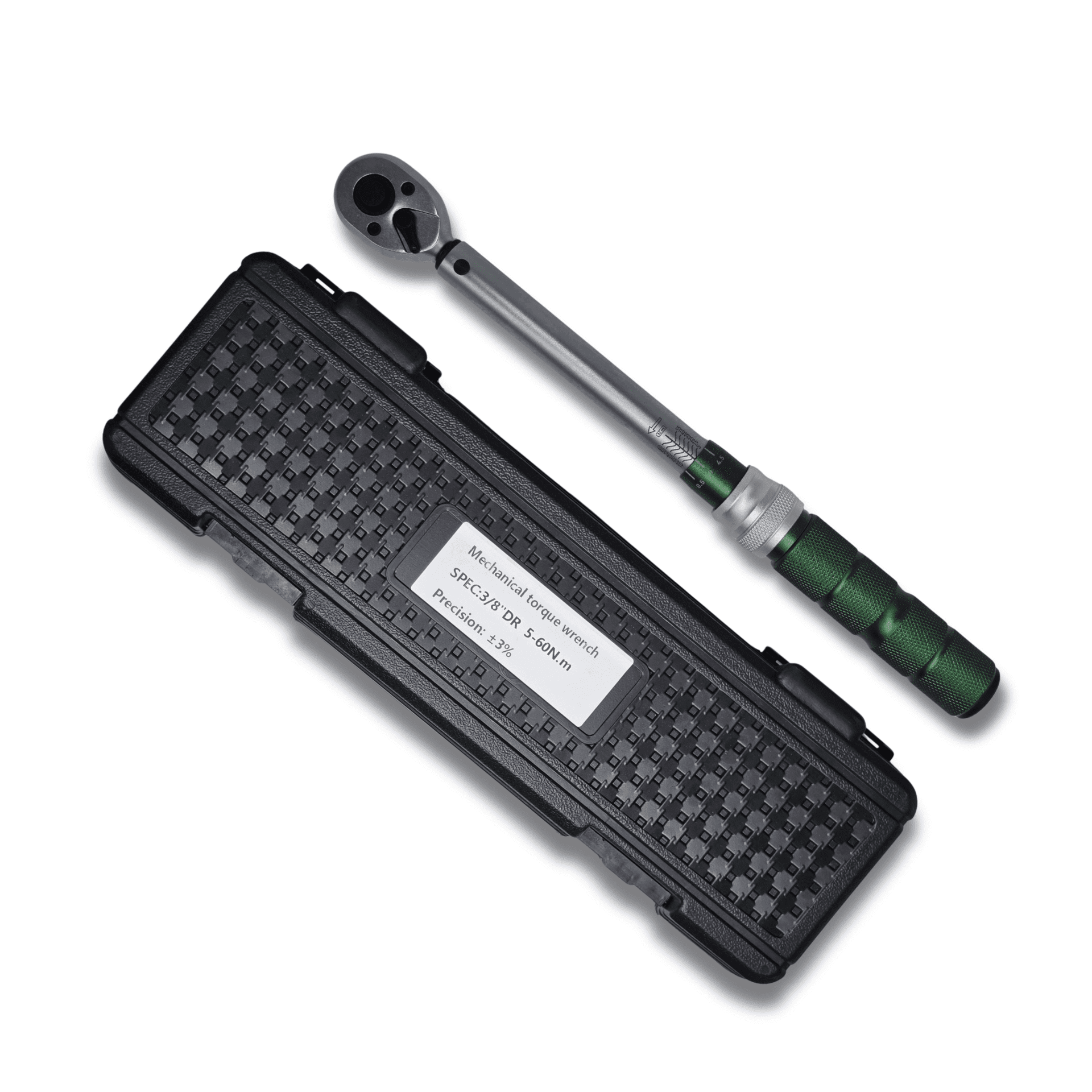 Llave Dinamométrica Profesional 3/8” 5-60Nm + Torx Vasos Hexagonales Adaptadores - 2