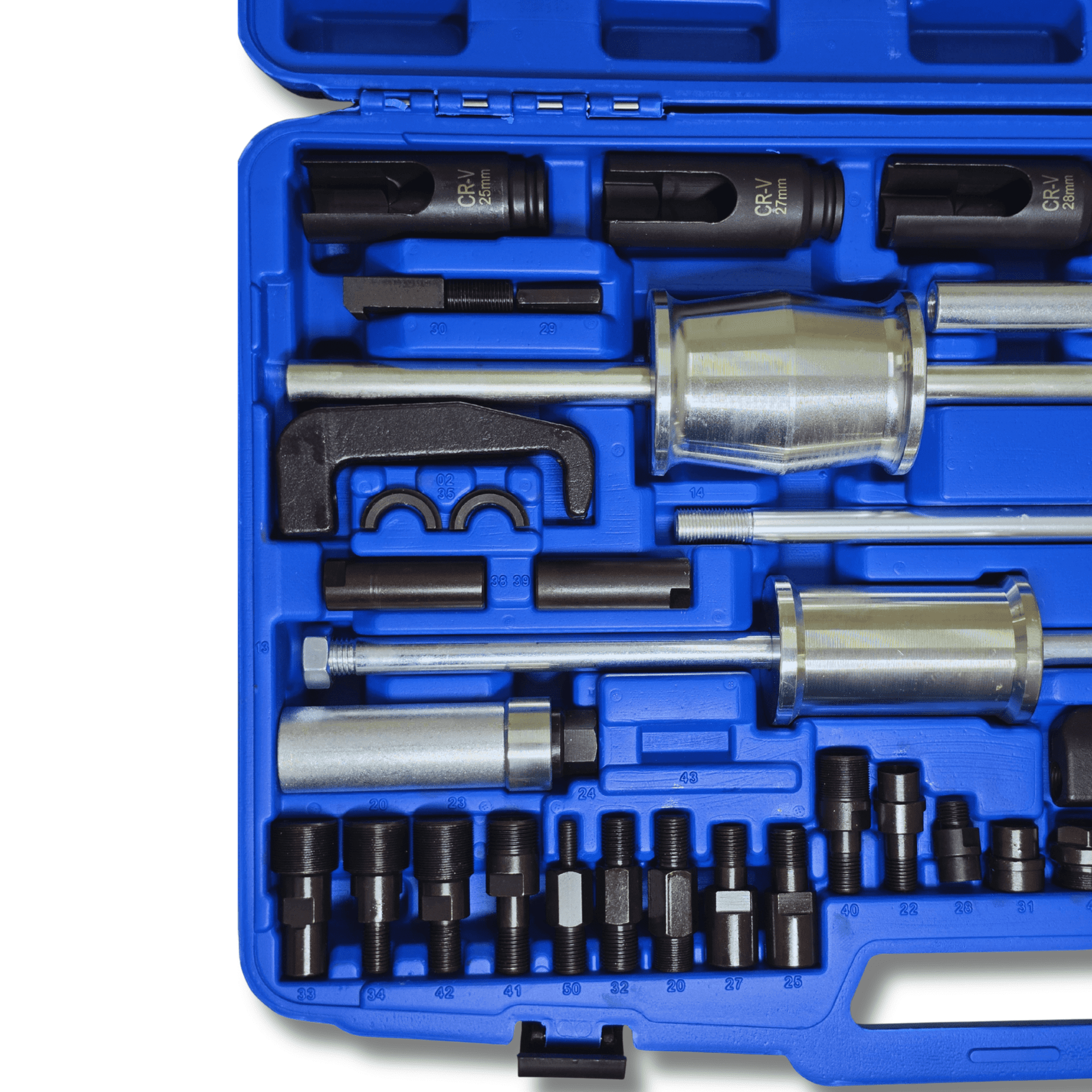 Extractor de Inyectores Diésel Universal 45 Piezas Profesional + Mazas Martillo - 3