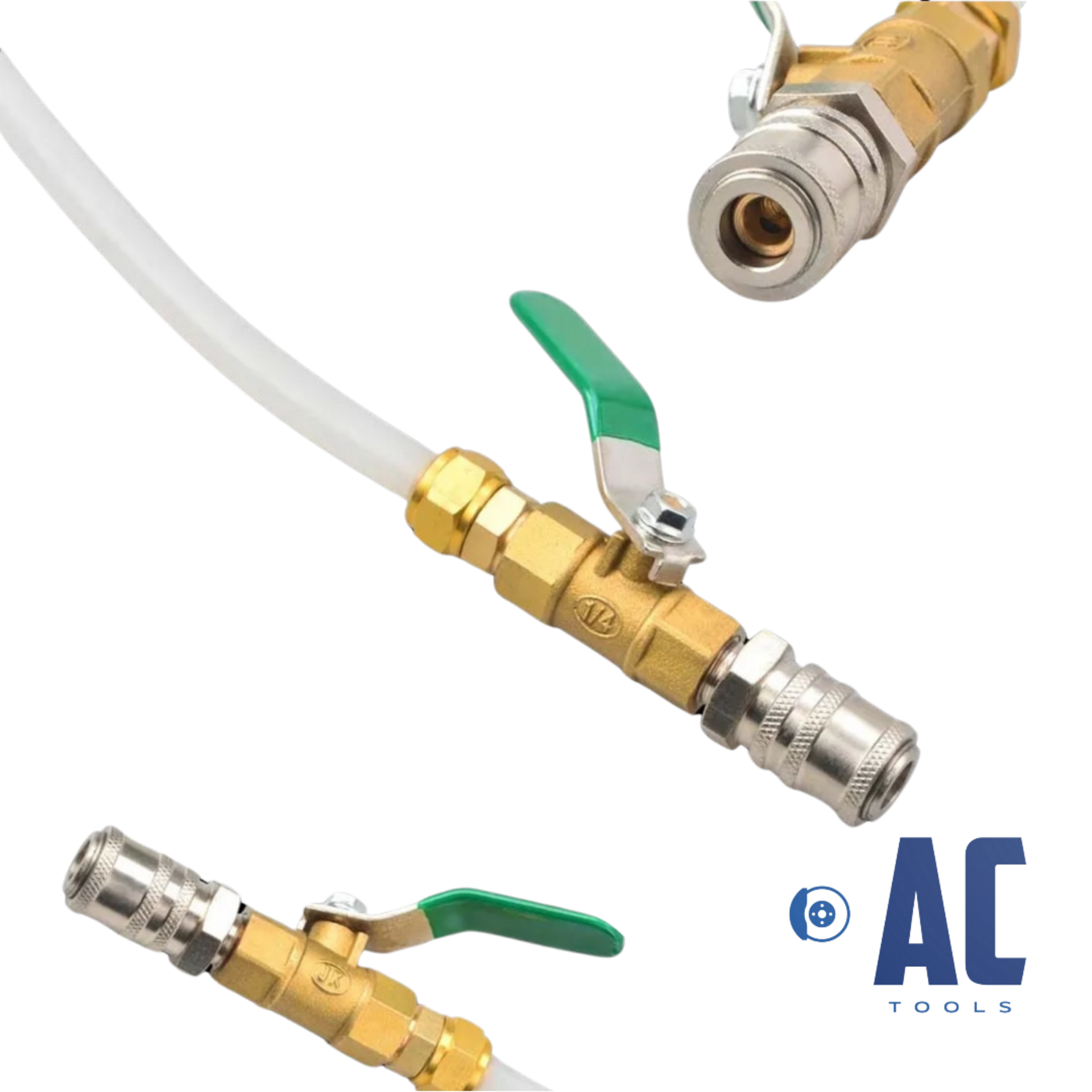 Botella para llenado de ATF y aceites bomba manual 3L + 8 adaptadores caja. - 5