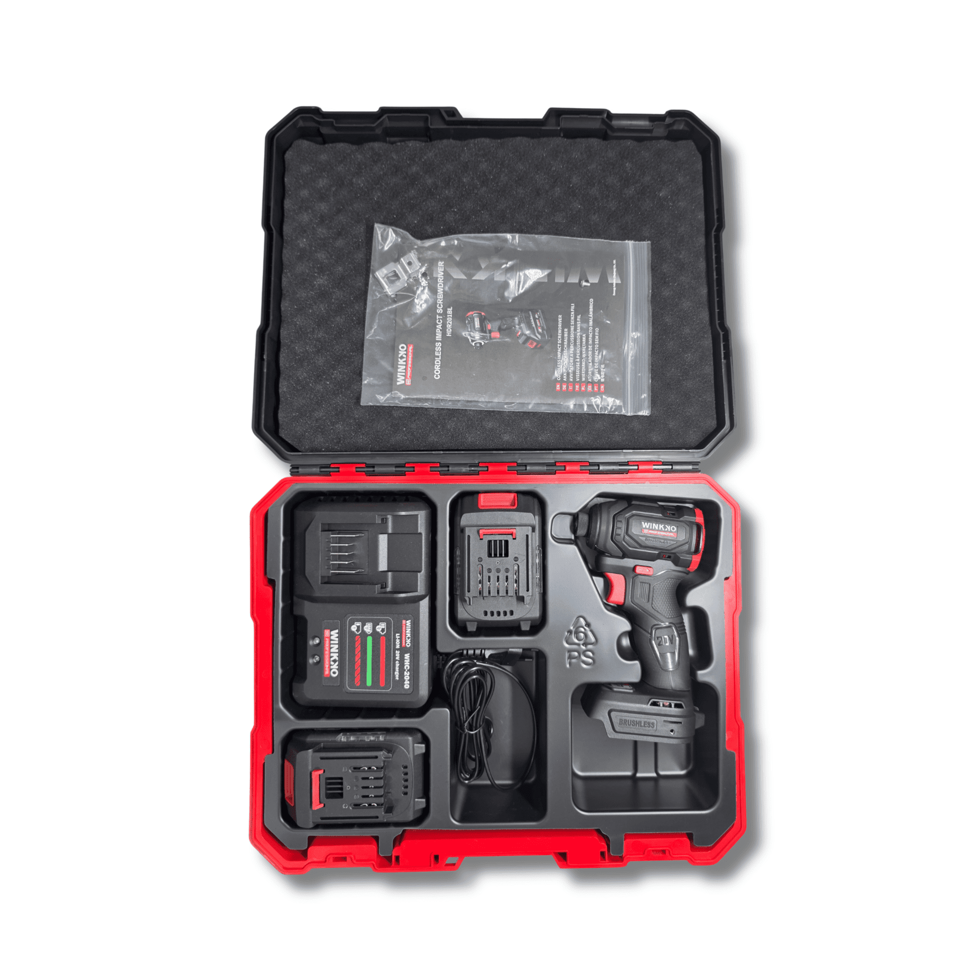 Atornillador de Impacto 1/4” Inalámbrico 20V 4.0Ah Brushless 235Nm con Luz LED - 2