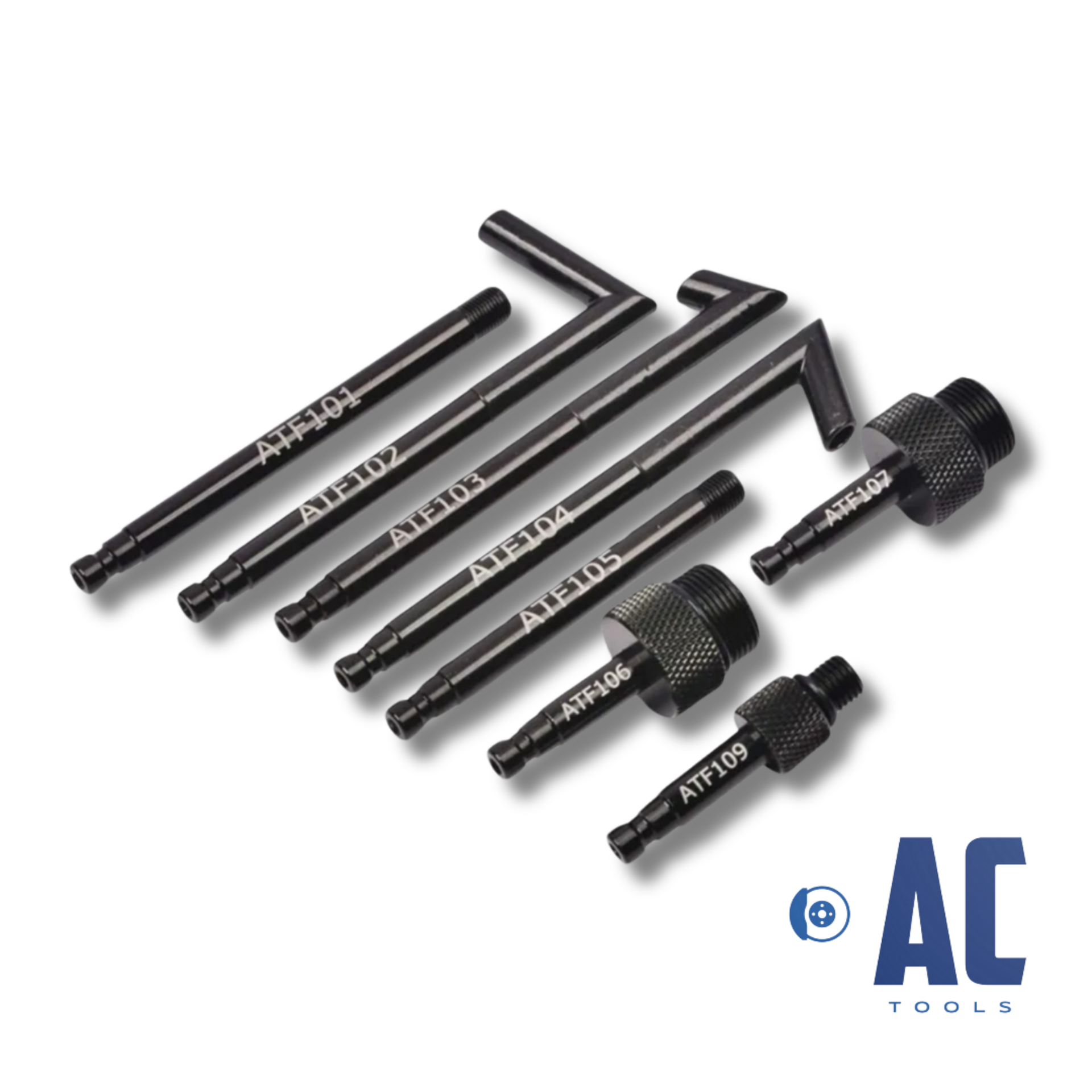 Botella para llenado de ATF y aceites bomba manual 3L + 8 adaptadores caja. - 3