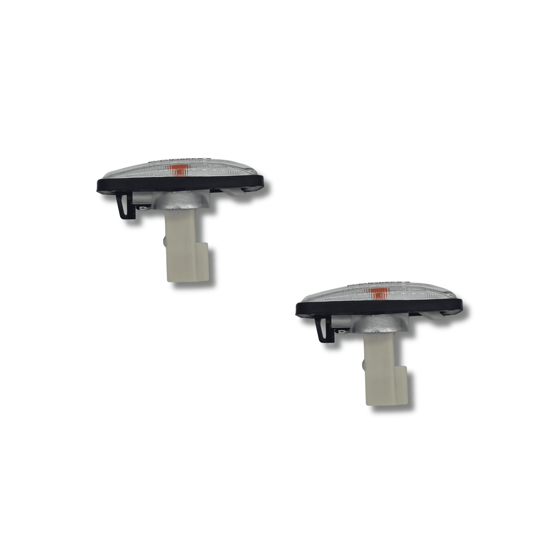 Pareja Intermitentes de Aleta para Nissan Patrol 160 260 Y60 Blancos - 3