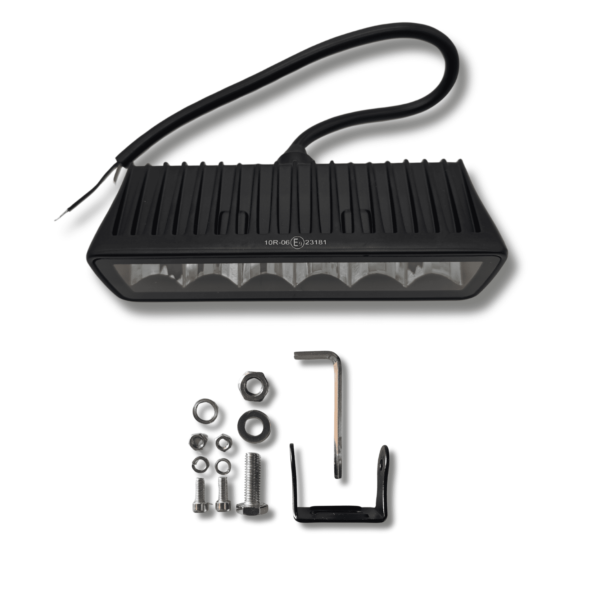 Foco LED Alargado 6" 32W 10–30V Carcasa Aluminio + Válvula Anticondensación - 5