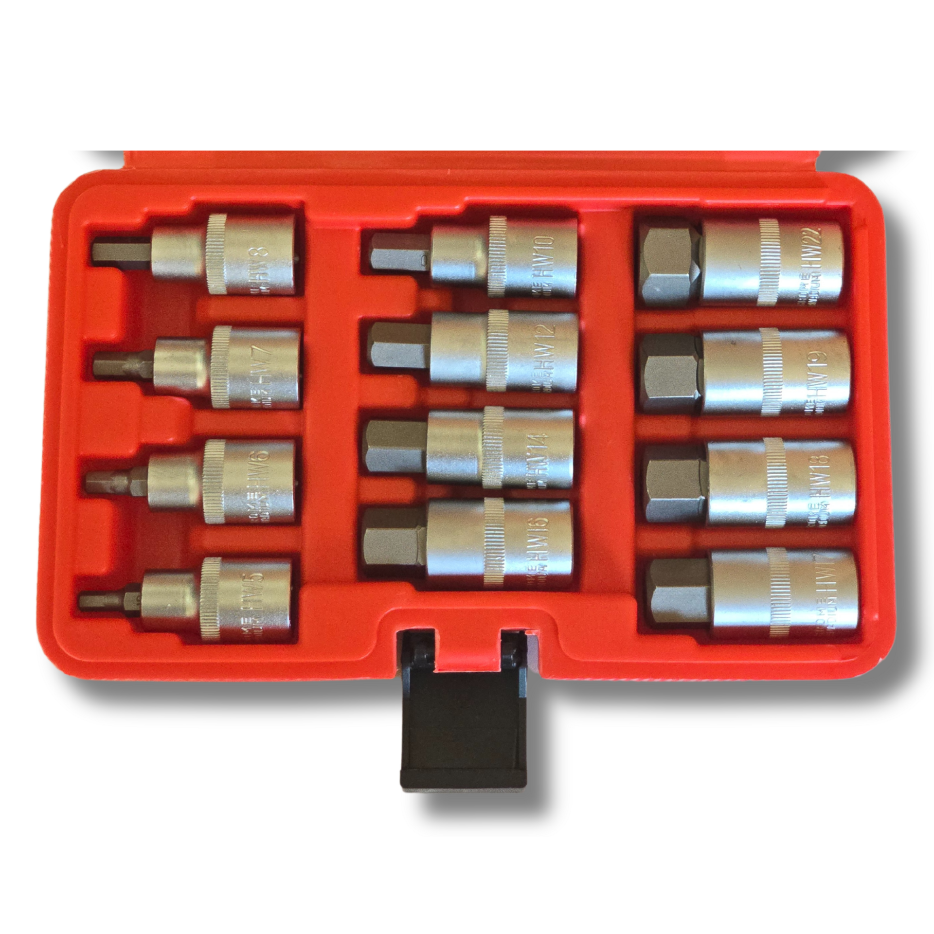 Juego de 12 Llaves de Vaso Allen Exagonales 1/2" – 5 a 22mm - 2
