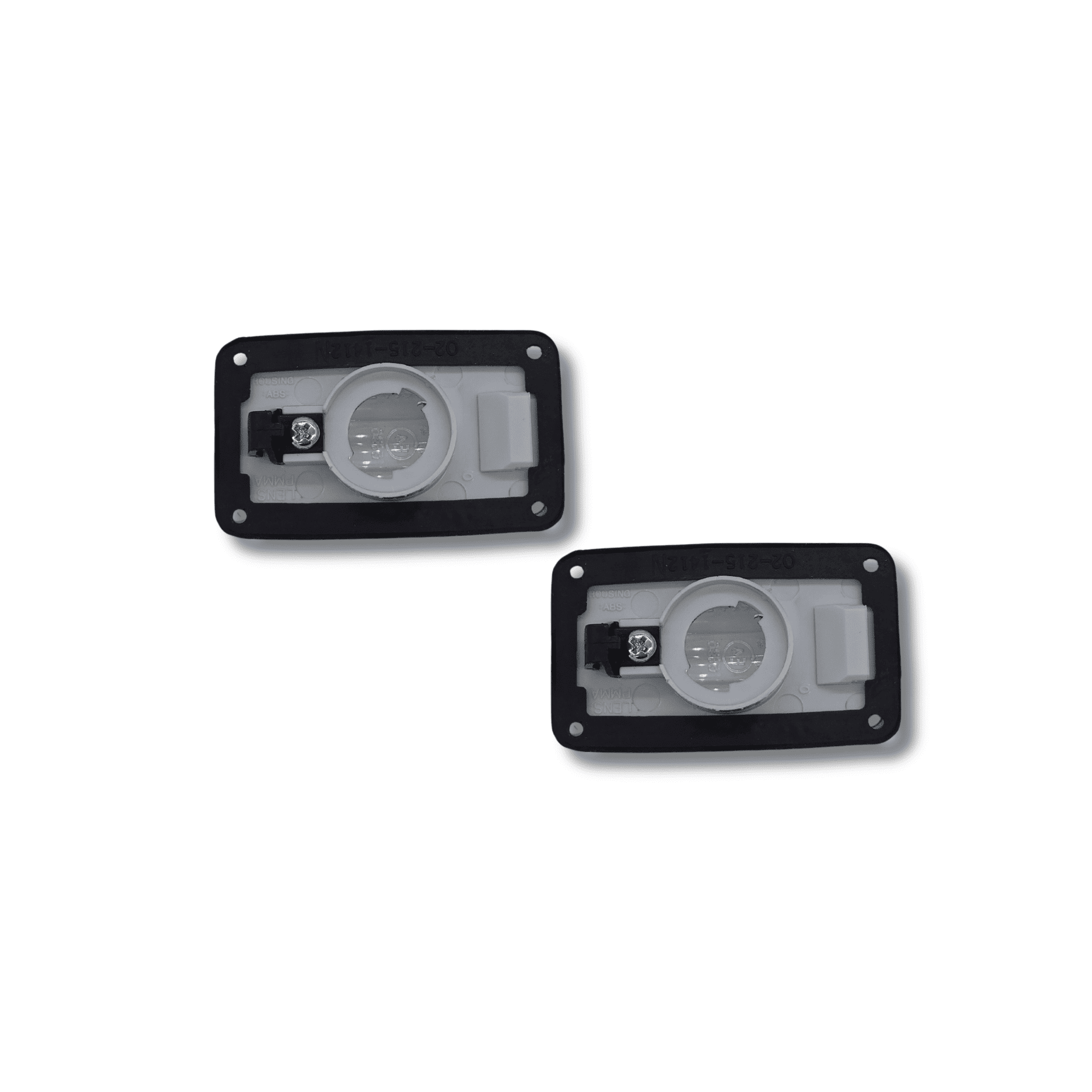 Pareja Intermitentes de Aleta para Nissan Patrol 160 260 Y60 Blancos - 2