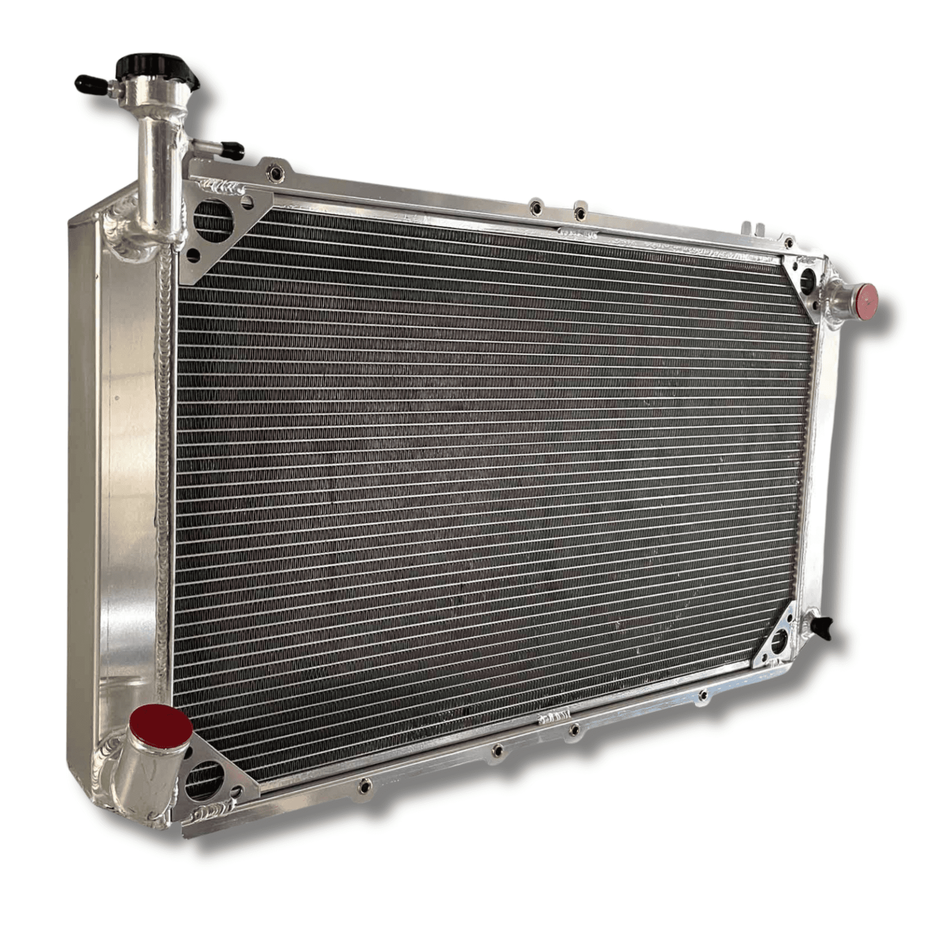 Radiador Sobredimensionado Aluminio 3 Vías para Nissan Patrol GR Y60 RD28 RD28T - 2