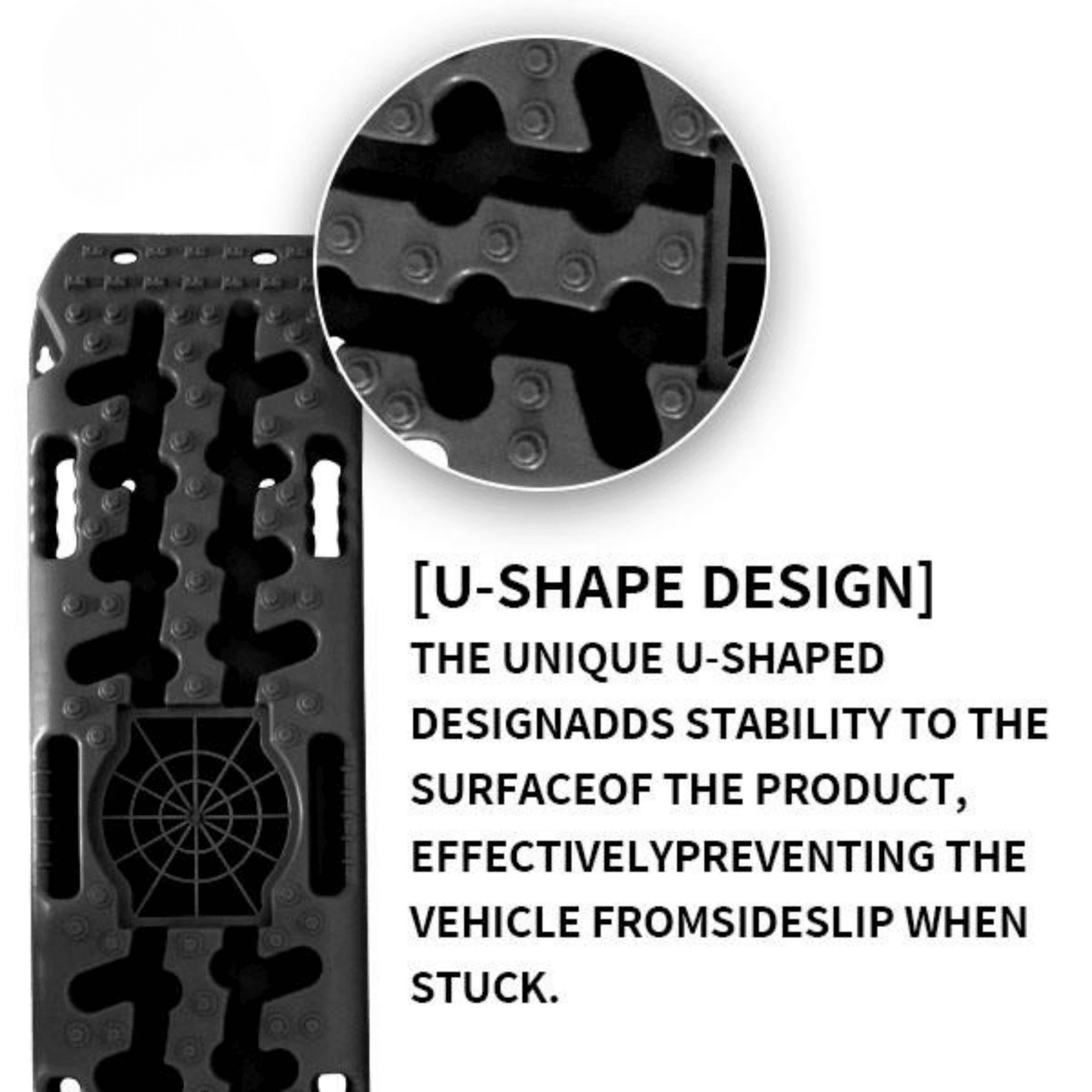 2 Planchas desatasco 10T con bolsa y soportes baca offroad 4x4 barro arena nieve - 7