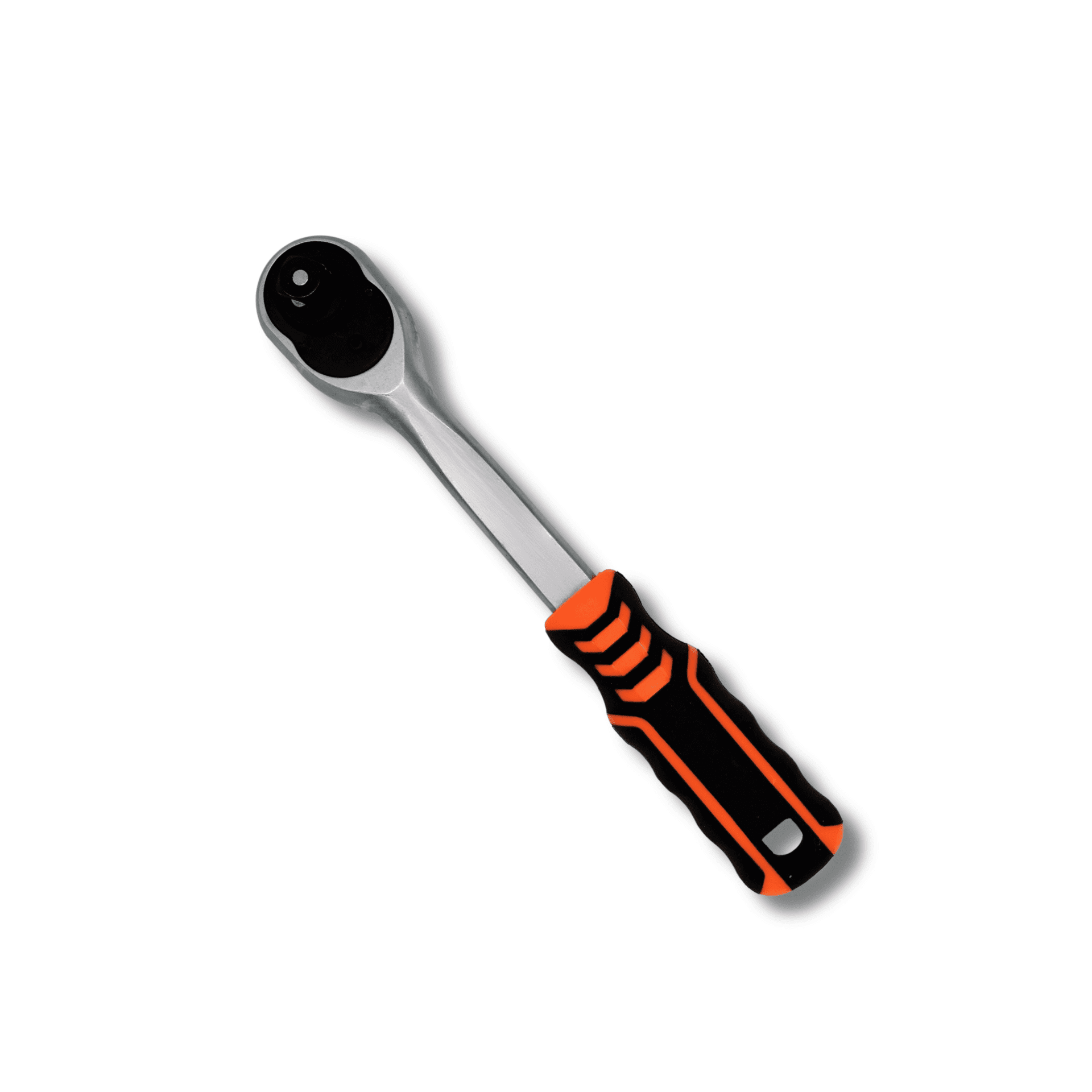 Llave Carraca Trinquete 1/4 3/8 1/2 Reversible 72 Dientes con Mango de Goma - 3