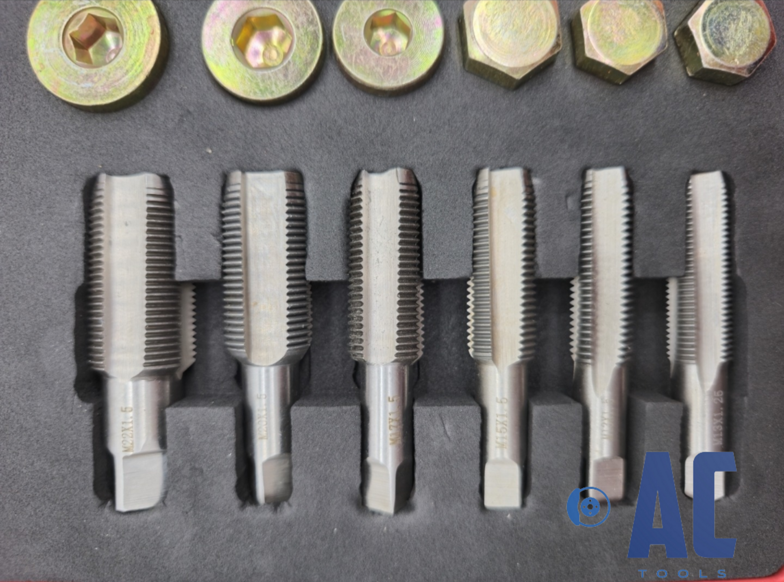 Juego profesional 114 piezas para reparar roscas dañadas de cárter + tapones. - 4