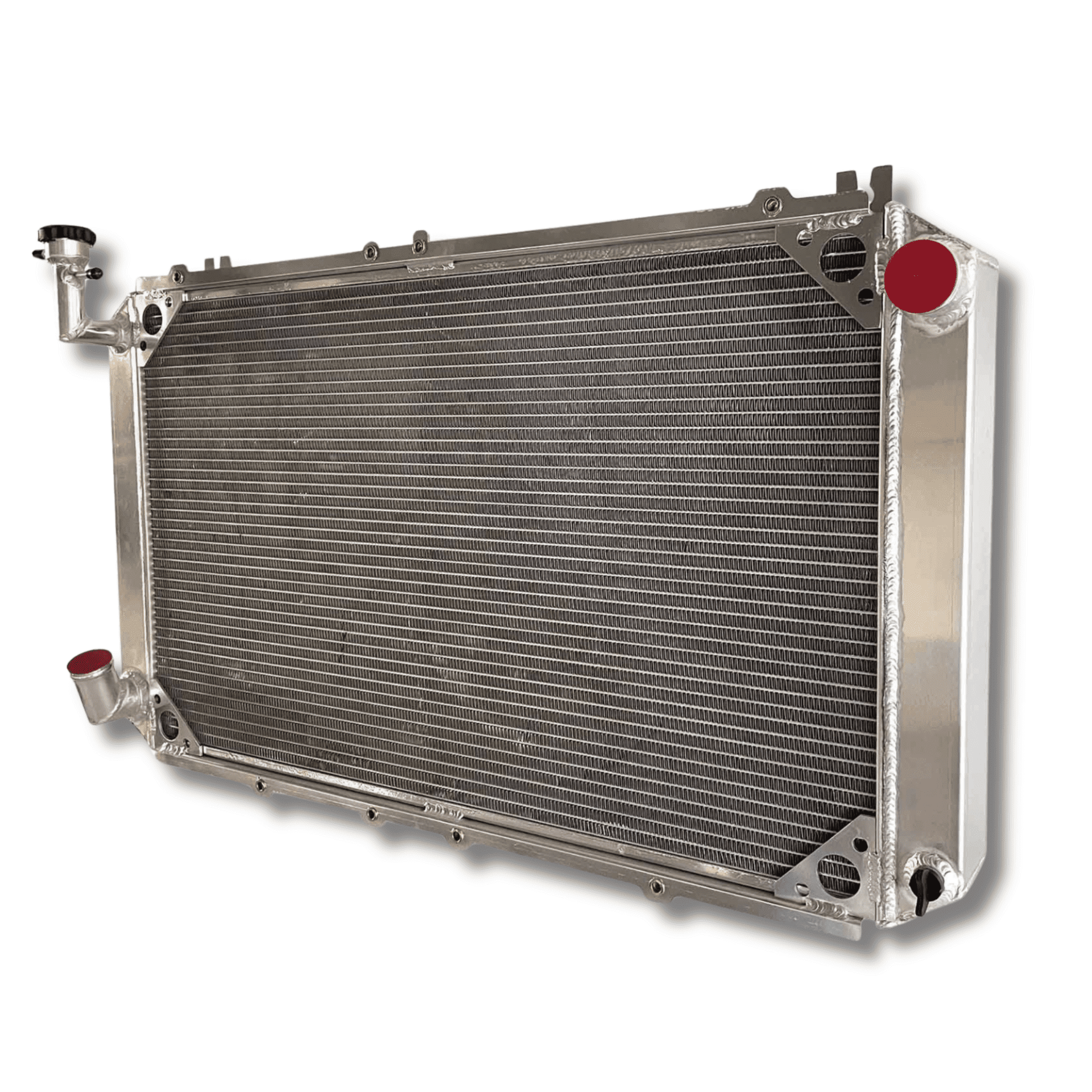 Radiador Sobredimensionado Aluminio 3 Vías para Nissan Patrol GR Y60 RD28 RD28T - 3