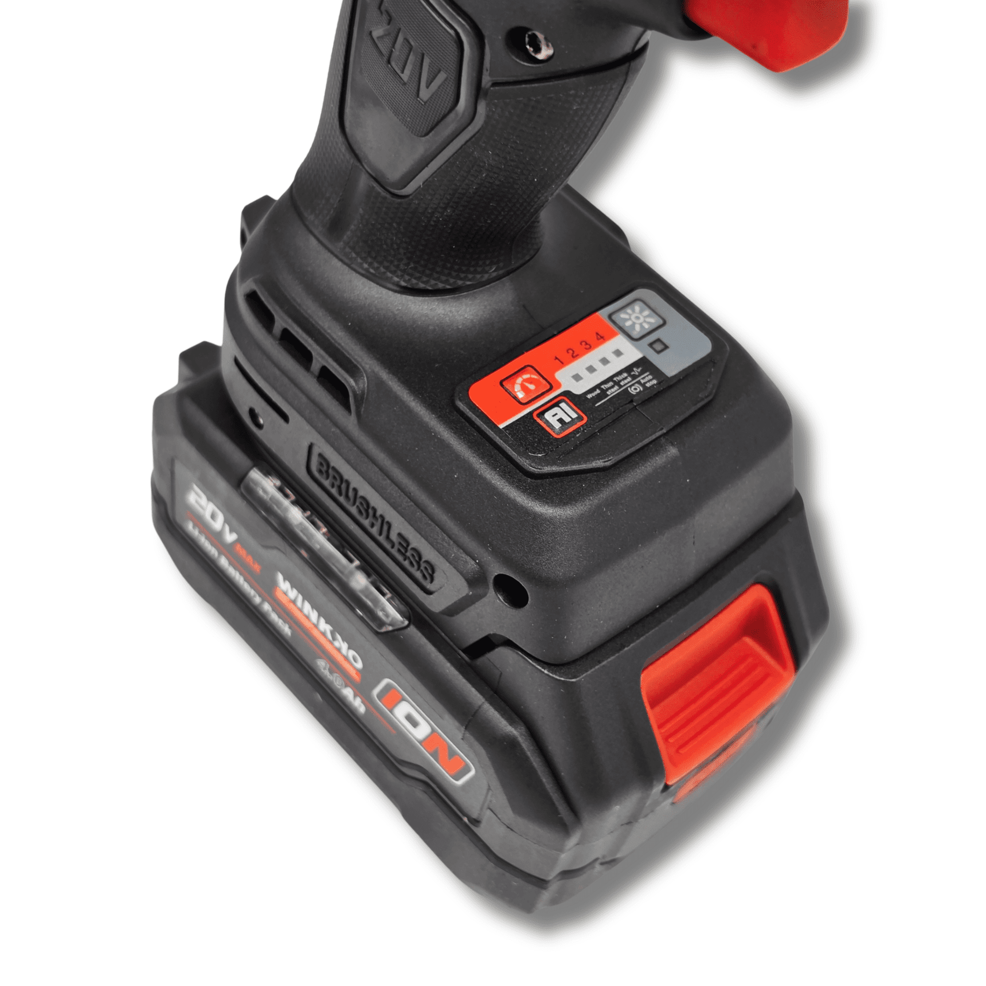 Atornillador de Impacto 1/4” Inalámbrico 20V 4.0Ah Brushless 235Nm con Luz LED - 4