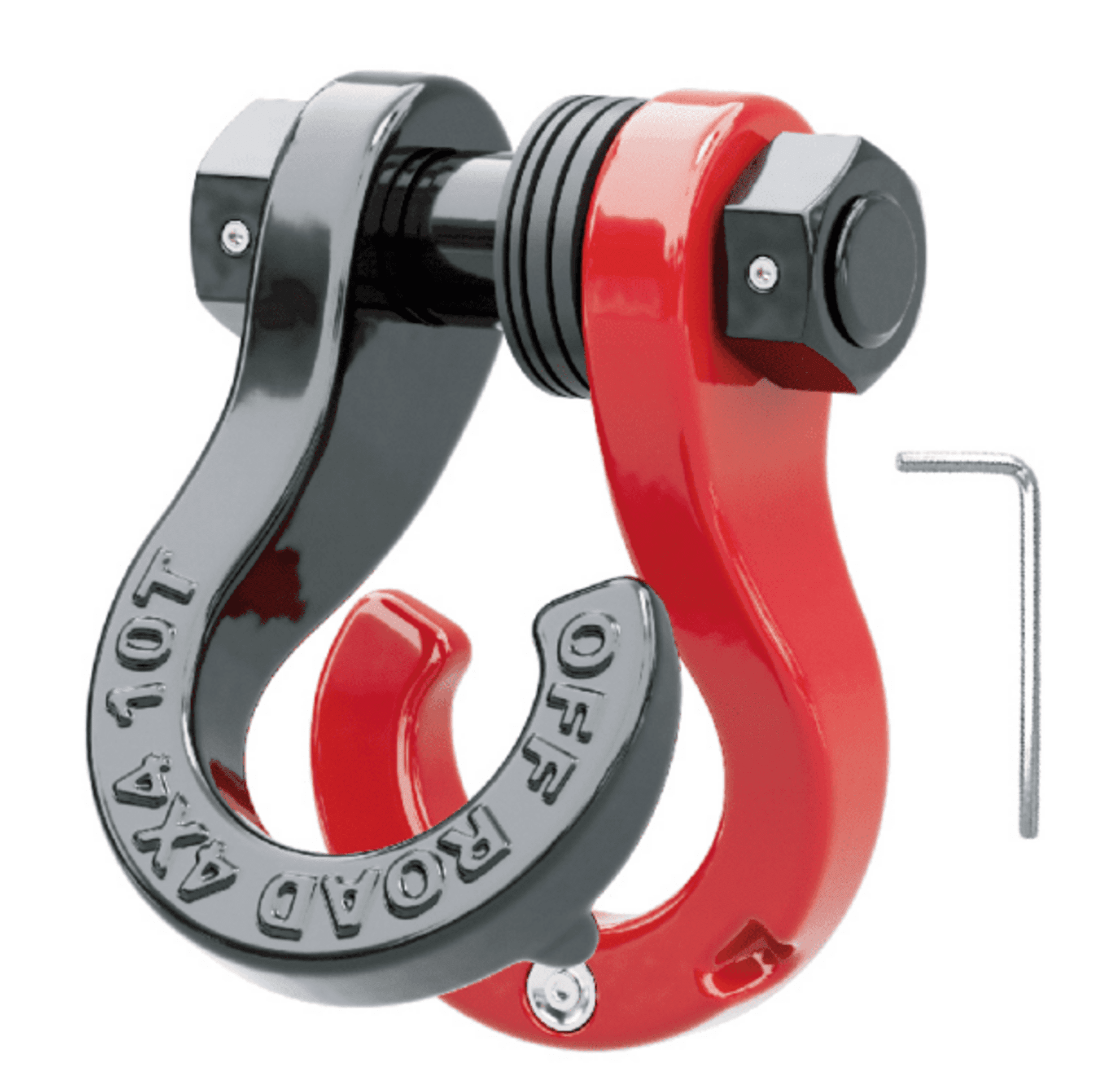 Pareja de Grilletes 4x4 Desmontables Magnéticos 10T Reforzados Offroad - 6