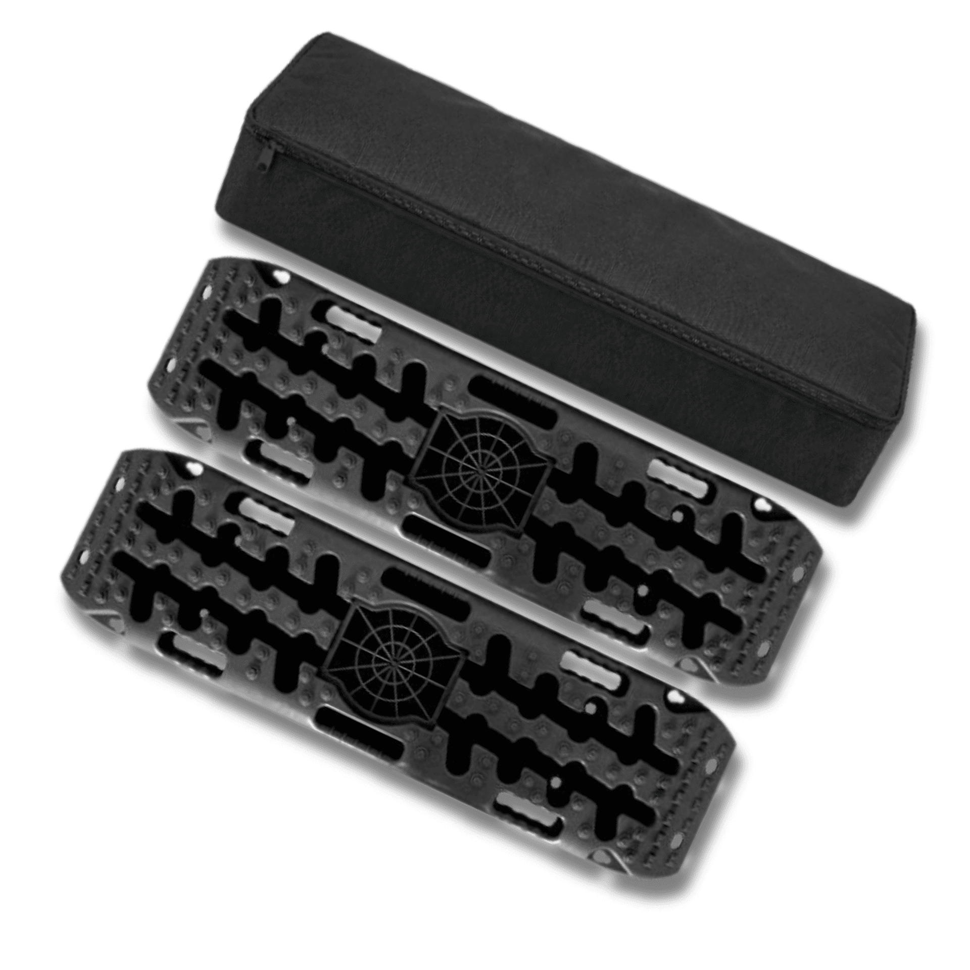 2 Planchas desatasco 10T con bolsa y soportes baca offroad 4x4 barro arena nieve - 2