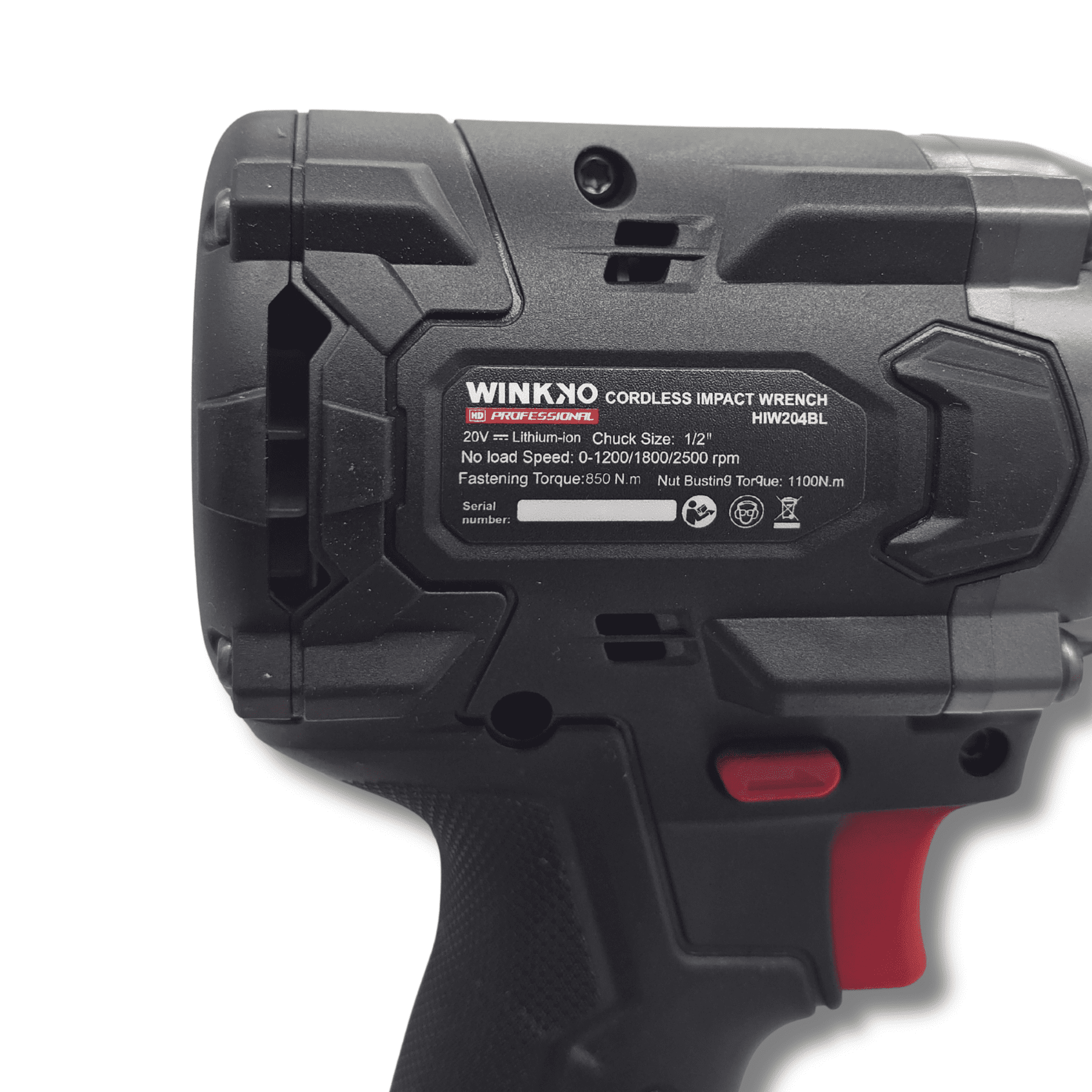 Pistola de Impacto Profesional 20V Brushless 1/2'' 850Nm con 2 Baterías 4.0Ah - 7