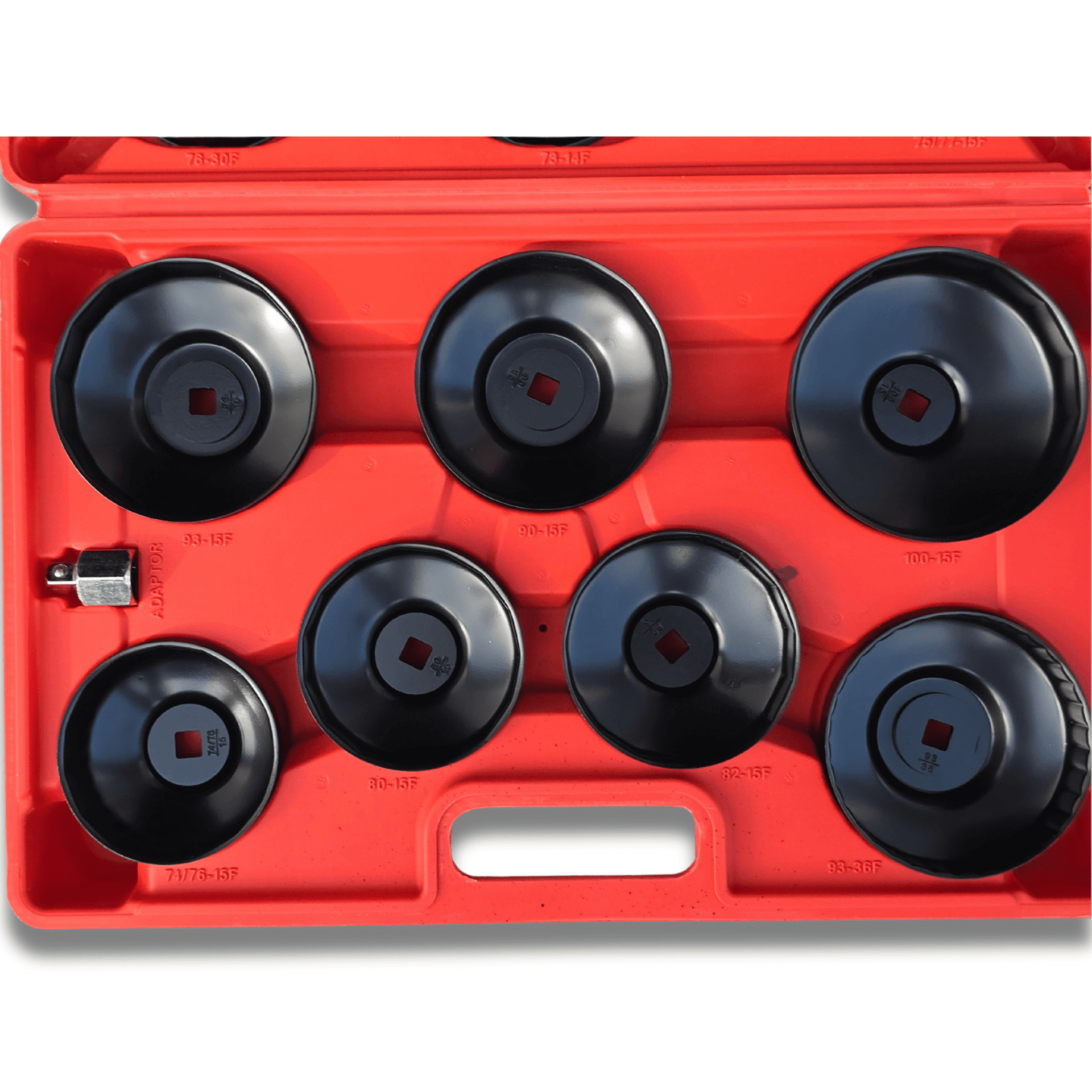 Set de Llaves y Cazoletas para Extraer Filtros de Aceite – 16 Piezas - 3