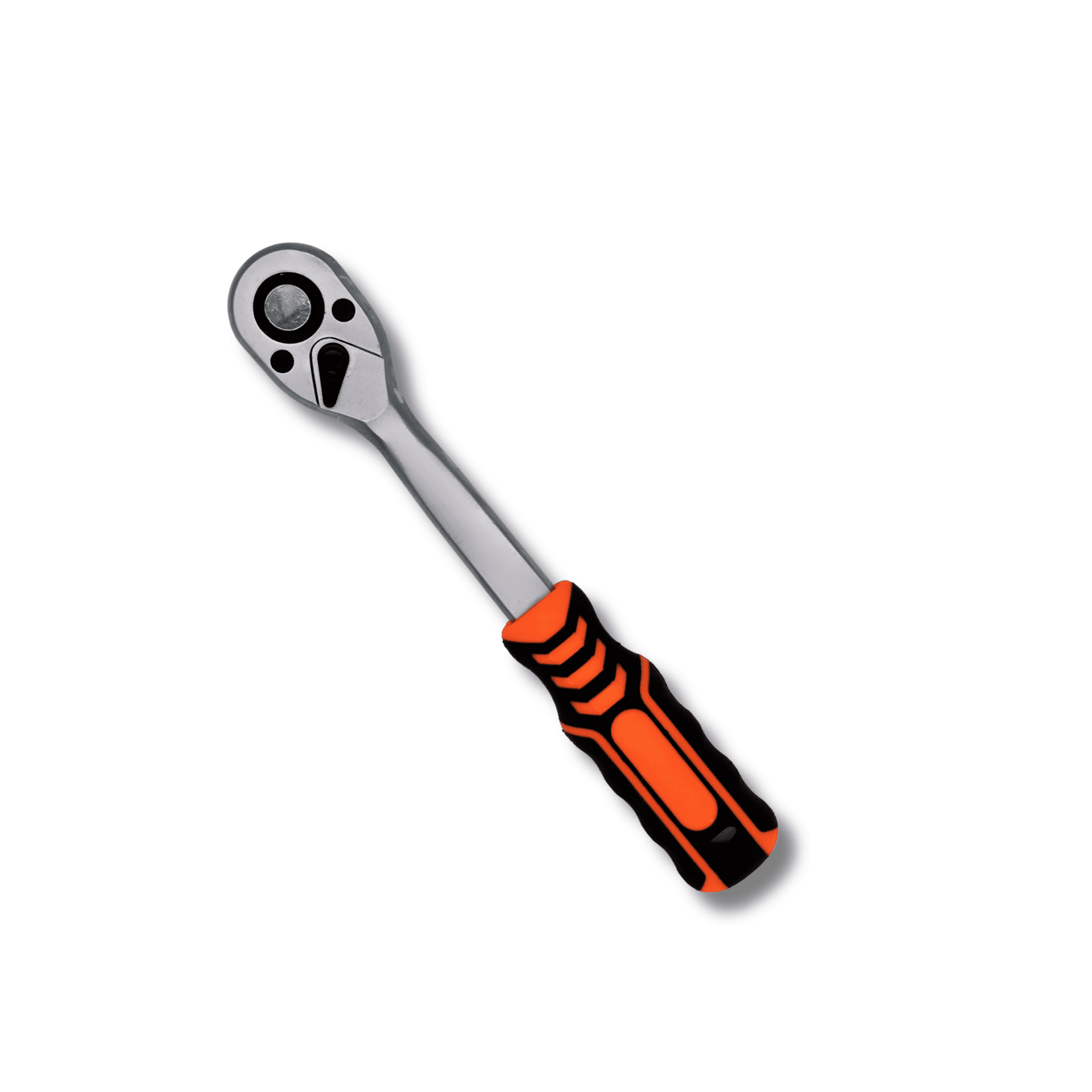 Llave Carraca Trinquete 1/4 3/8 1/2 Reversible 72 Dientes con Mango de Goma - 2