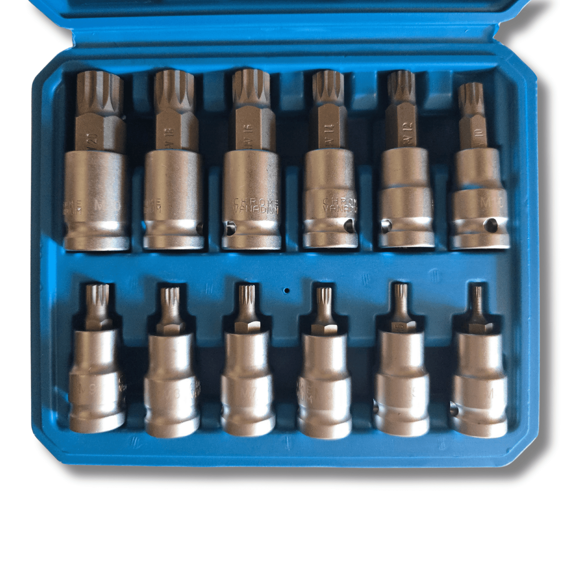 Maletín juego 12 llaves XZN - SPLINE M4-M20 CRV - 2