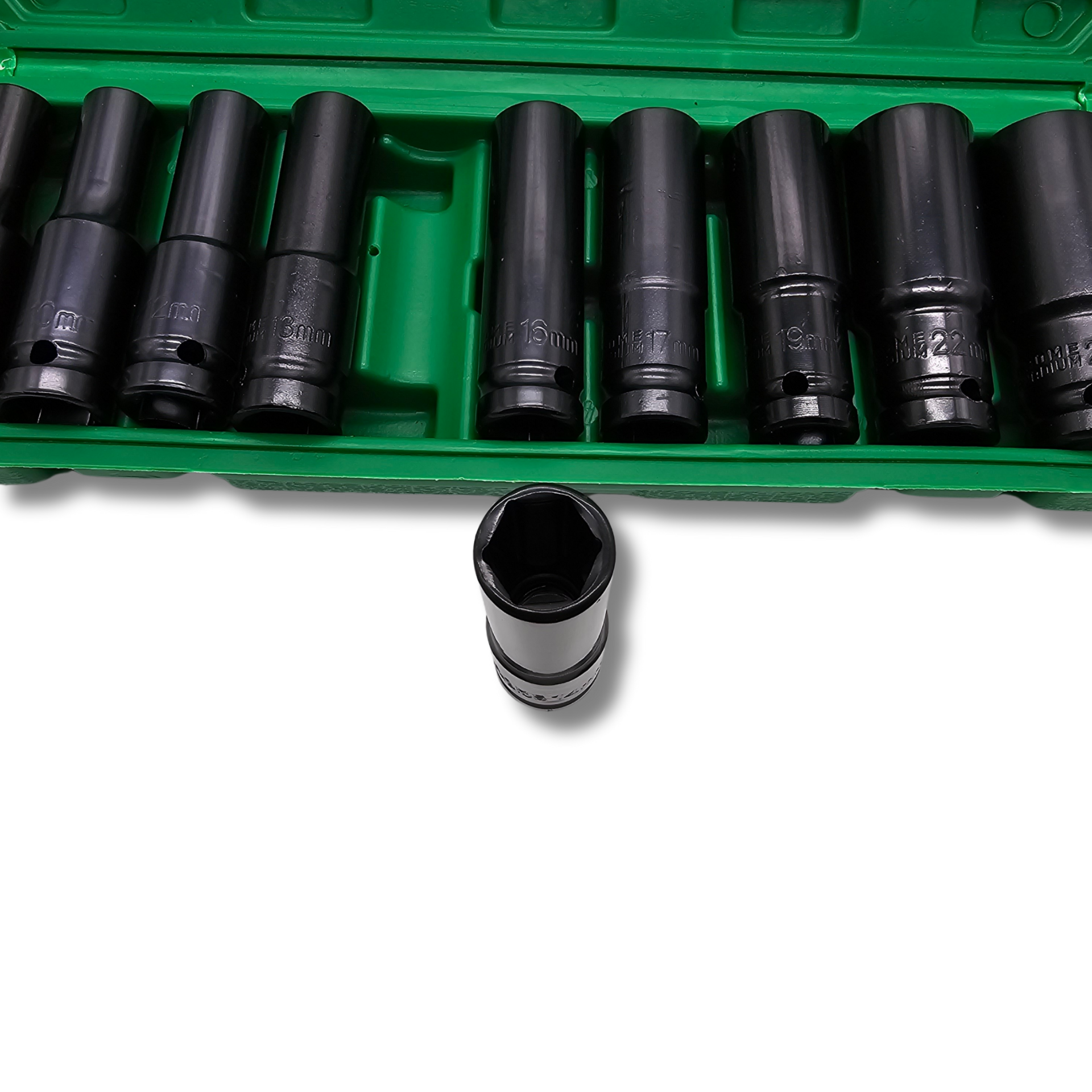 Juego de 10 Vasos de Impacto para pistola o carraca 1/2" (8-24mm) - 4