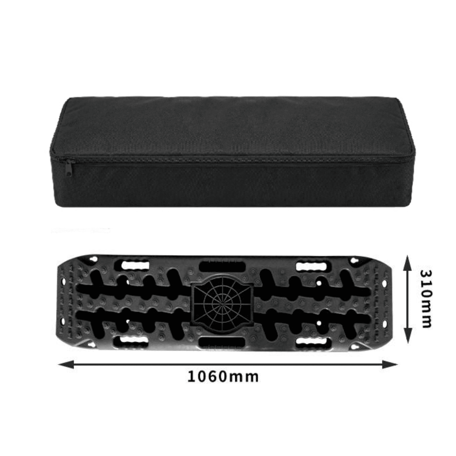 2 Planchas desatasco 10T con bolsa y soportes baca offroad 4x4 barro arena nieve - 4