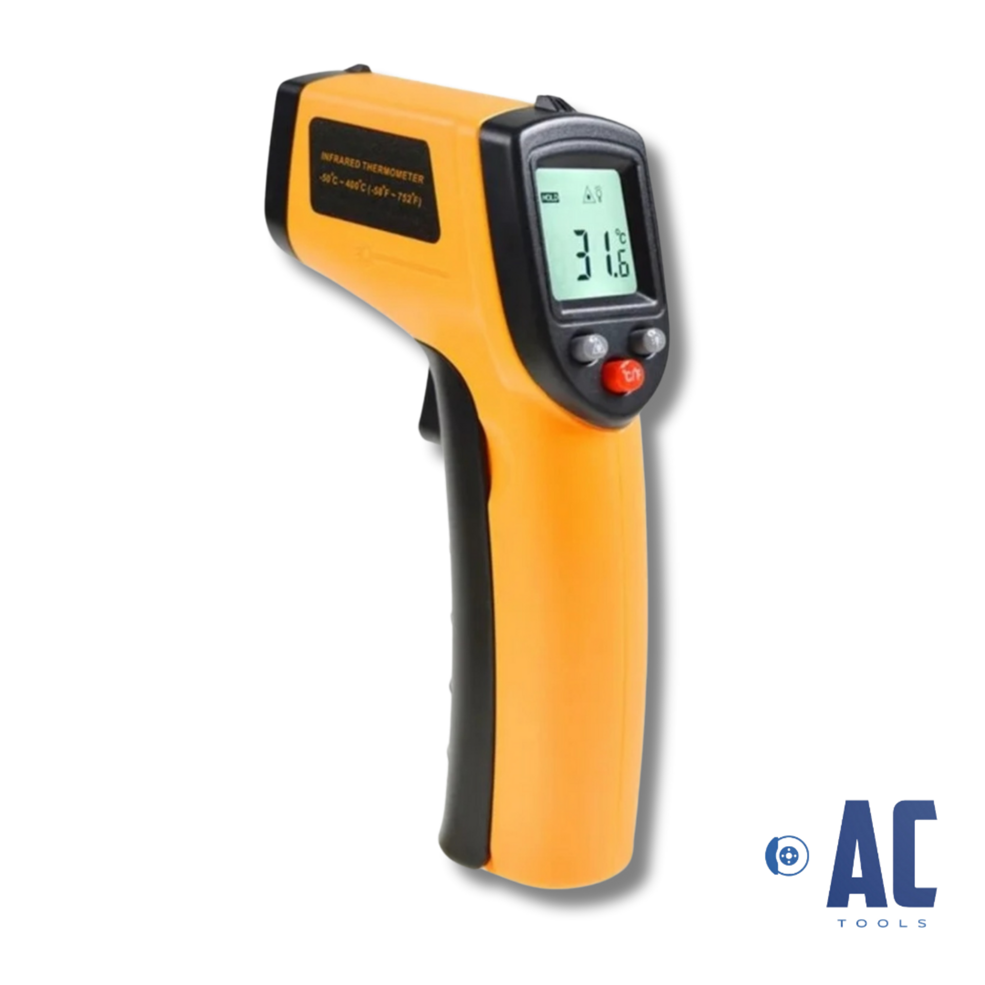 Termómetro laser profesional rango de -50 a 400 grados - 1