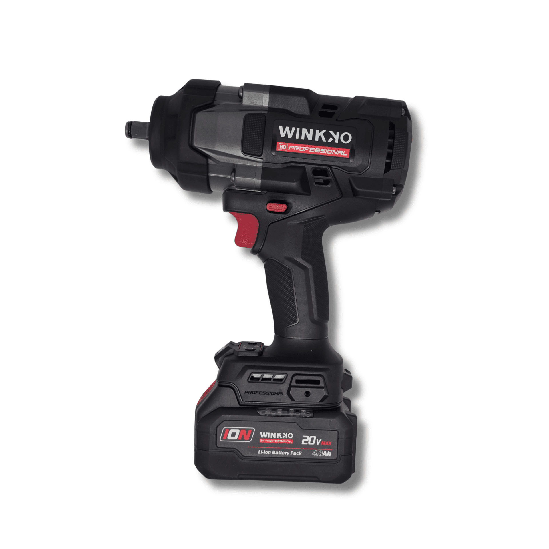Pistola de Impacto Profesional 1/2” 20V 4.0Ah Brushless 1700Nm con 2 Baterías - 4
